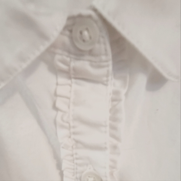 Girls 12/14 White Uniform Top - Picture 1 of 5